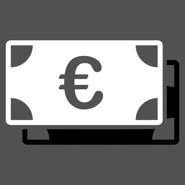 Symbol für Euro-Scheine — Stockvektor