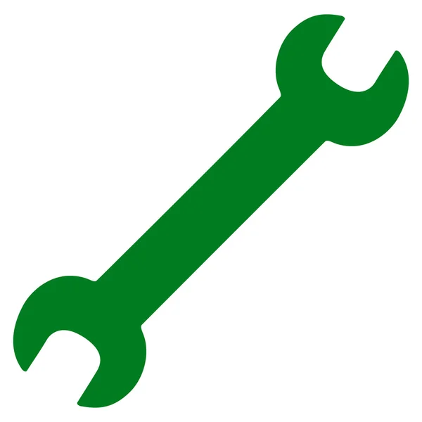 Плоский значок гайкового ключа — стоковий вектор
