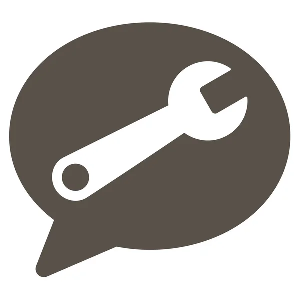Service bericht platte pictogram — Stockvector