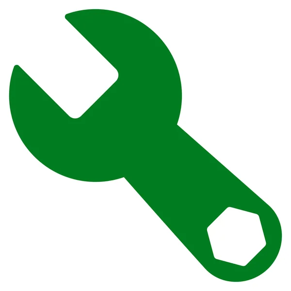 Wrench Flat Icon — Stock Vector