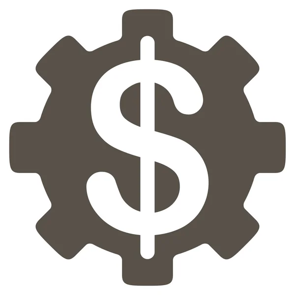 Ícone plano de custo de desenvolvimento —  Vetores de Stock