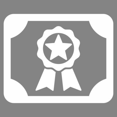 Ödülü Diploma vektör simgesi