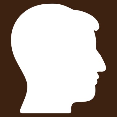 Adam baş vektör simgesi