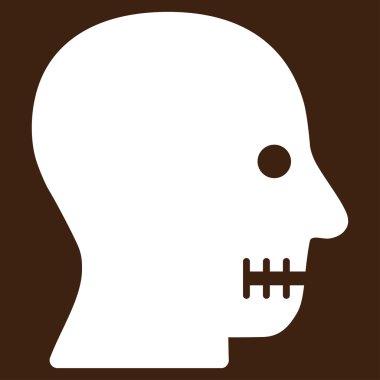 Dikili ağız vektör simgesi