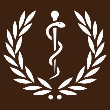 Sağlığa bakım amblemi vektör simgesi