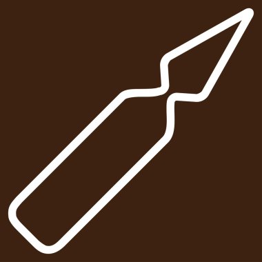 Boş ampül vektör simgesi