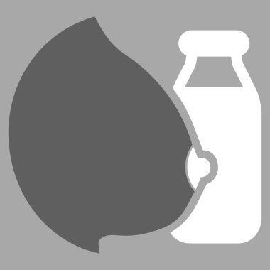 Anne sütü vektör simgesi