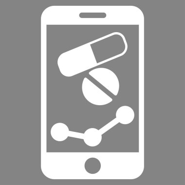 Eczane Online rapor vektör simgesi