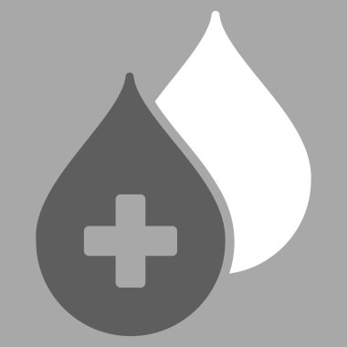 Tıbbi damla vektör simgesi