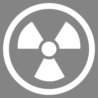 Radyasyon tehlike vektör simgesi