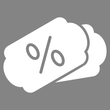 İndirim kuponları vektör simgesi