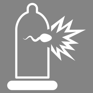 Sperm kaçış vektör simgesi