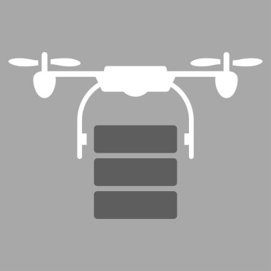 Kargo uçağı vektör simgesi