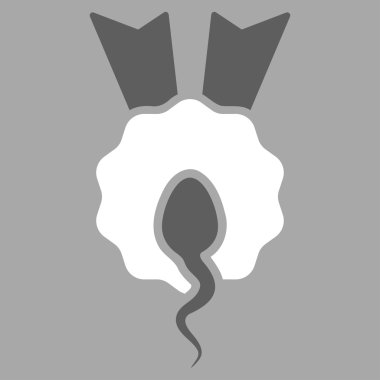 Sperm kazanan vektör simgesi