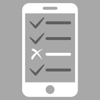 Mobil Test vektör simgesi