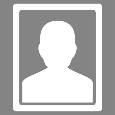 Hasta portre vektör simgesi