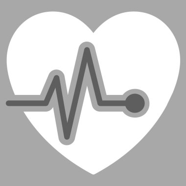 Kalp nabız vektör simgesi