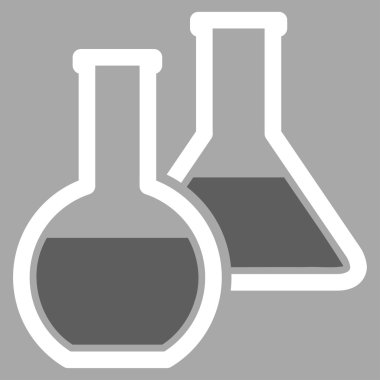 Cam şişeler vektör simgesi