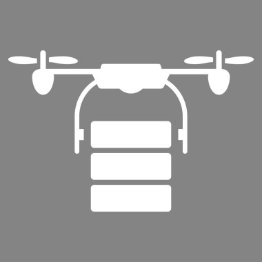 Kargo uçağı vektör simgesi