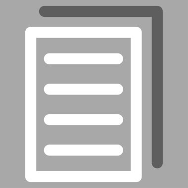 Kopya belge vektör simgesi