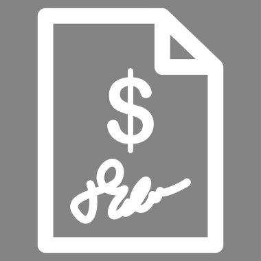 Fatura simgesi imzaladı