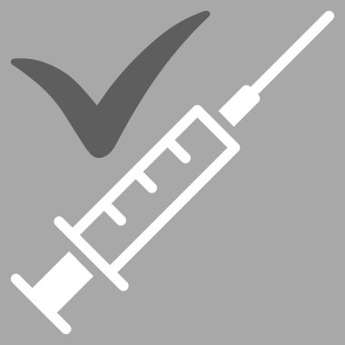 Yapılan aşılama simgesi