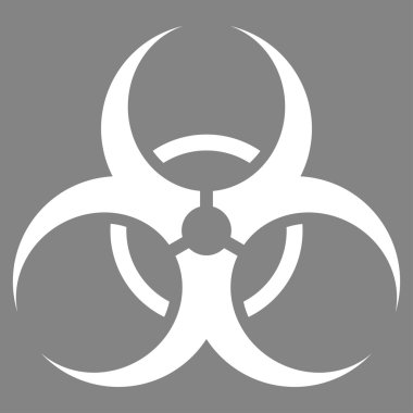 biyolojik tehlike sembolü simgesi