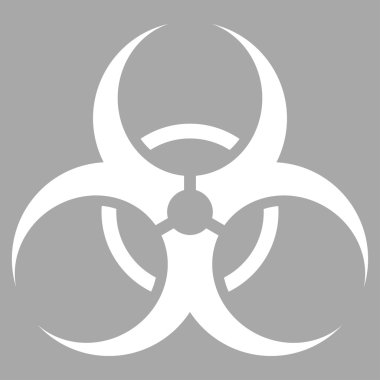 biyolojik tehlike sembolü simgesi