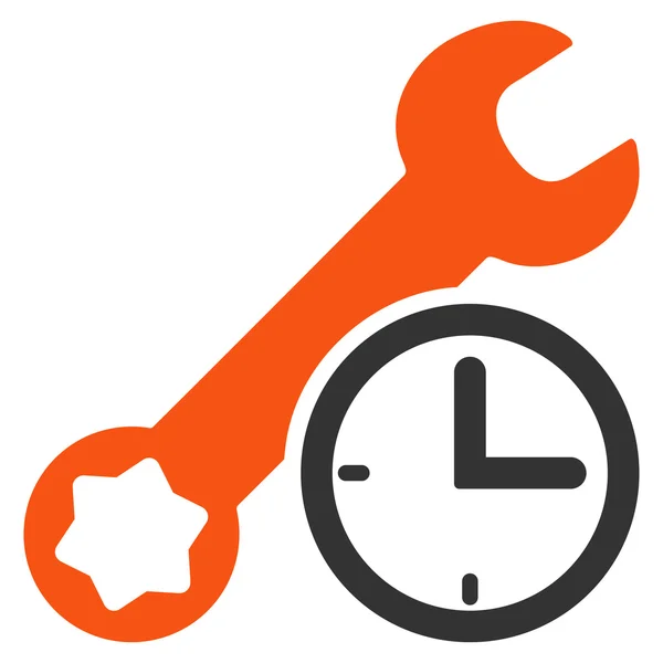 Icône de temps de service — Image vectorielle