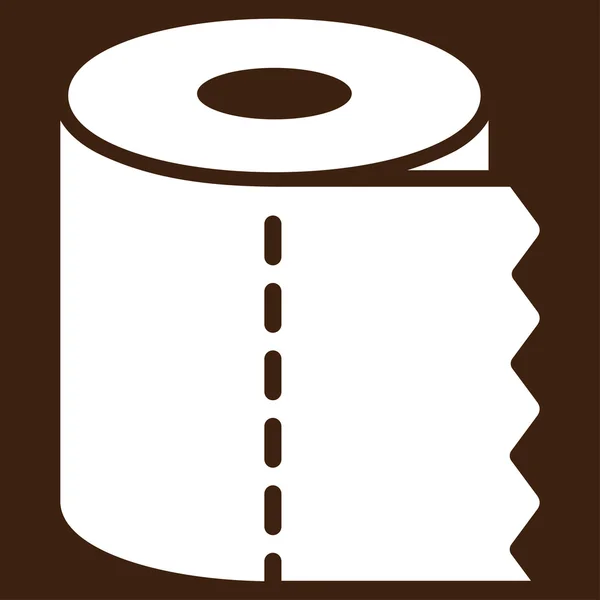 Toalettpapper rulle vektor ikon — Stock vektor