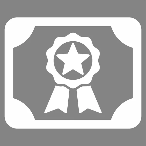 Award Diploma Vector Icon — Stock Vector