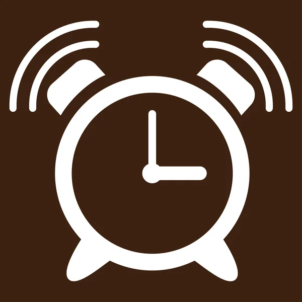 Alarme Relógio Anel Vector Ícone — Vetor de Stock