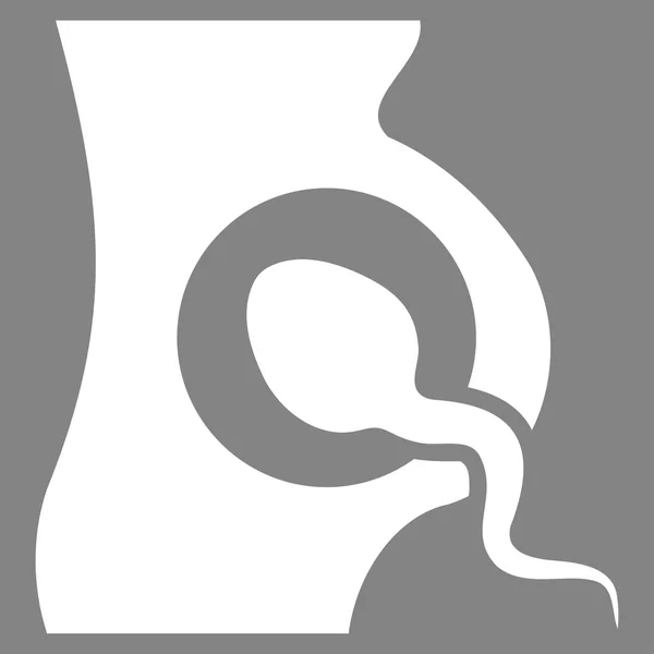 Ícone do vetor de inseminação artificial —  Vetores de Stock