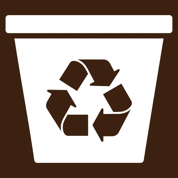 循环利用垃圾桶矢量图标 — 图库矢量图片