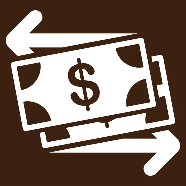 Векторна іконка обміну грошей — стоковий вектор
