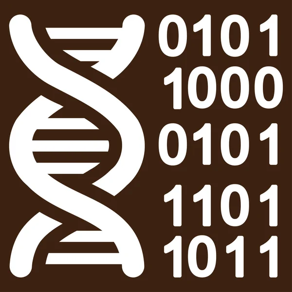 基因组代码矢量图标 — 图库矢量图片