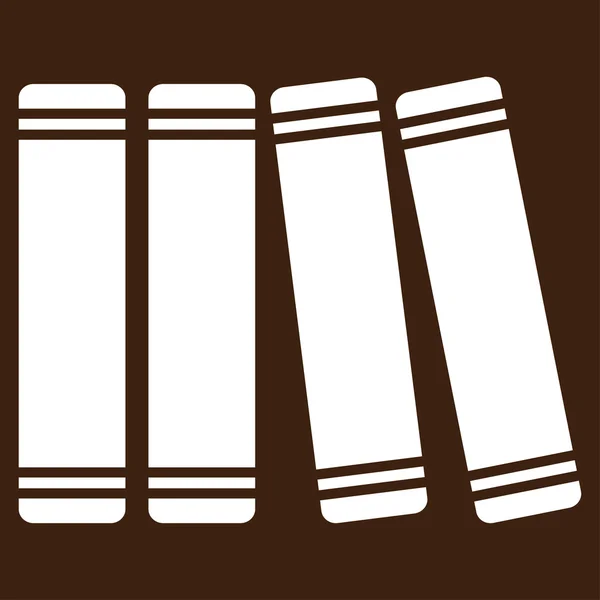 Kütüphane kitap vektör simgesi — Stok Vektör