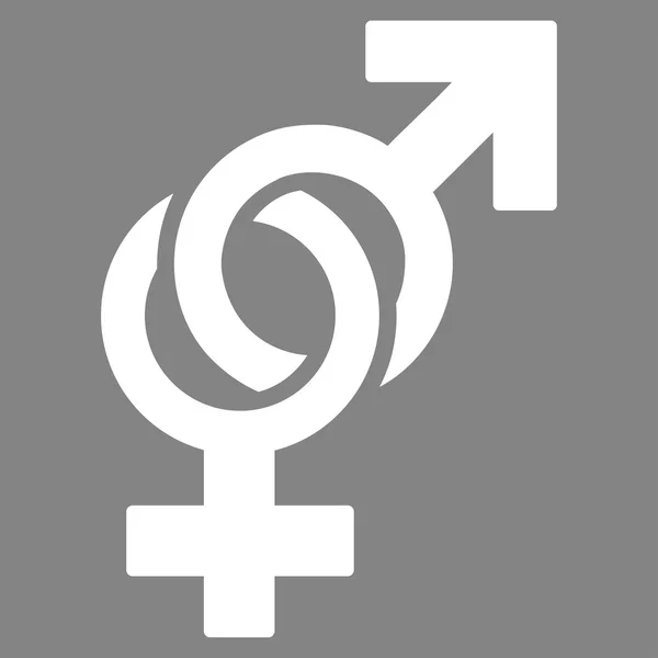 Symboles sexuels icône vectorielle — Image vectorielle