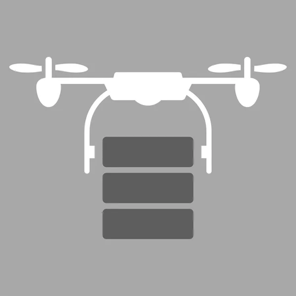 Lading Drone Vector Icon — Stockvector