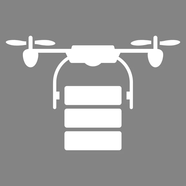 Lading Drone Vector Icon — Stockvector