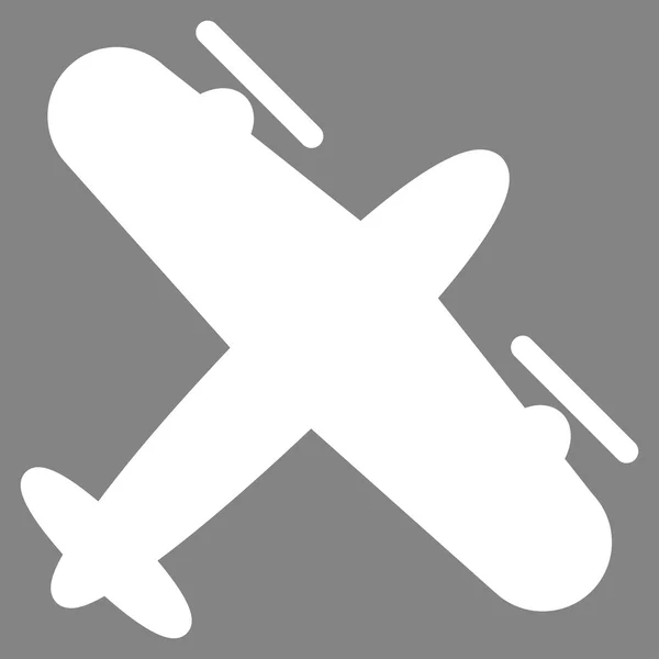 Schroef vliegtuig pictogram — Stockvector