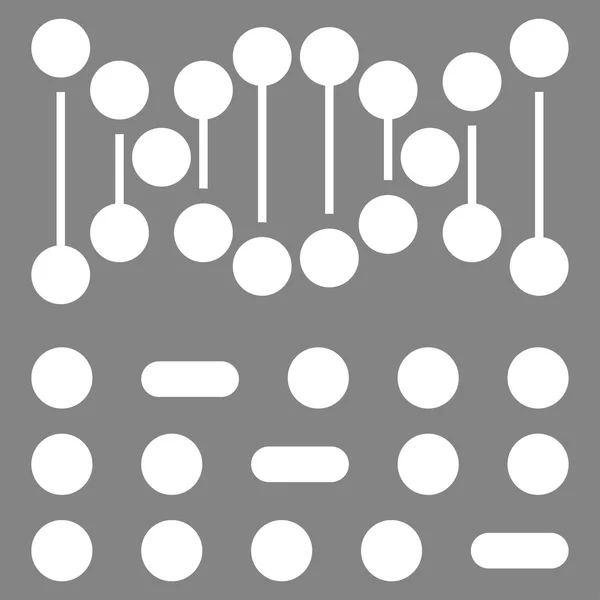 Икона генетического кода — стоковый вектор