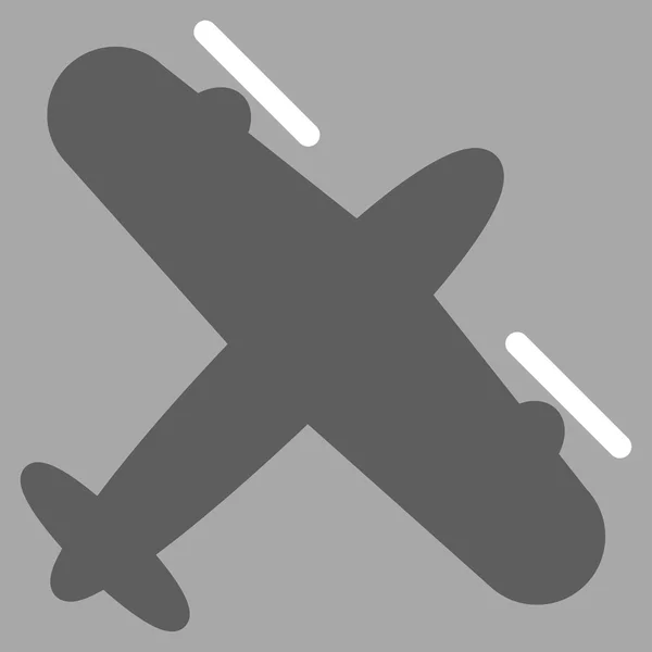 Screw Aeroplane Icon — Stock Vector