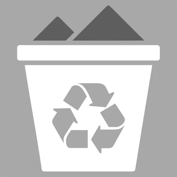 Icono completo de la papelera de reciclaje — Archivo Imágenes Vectoriales