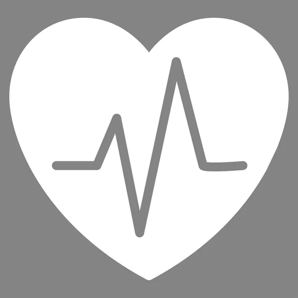 Hjärtat ekg-ikonen — Stock vektor
