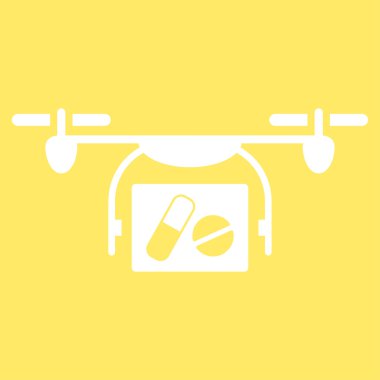 Tıbbi Quadcopter simgesi