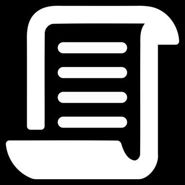 Kağıt rulo simgesi