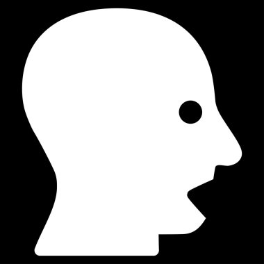 Bağırarak kafa simgesi