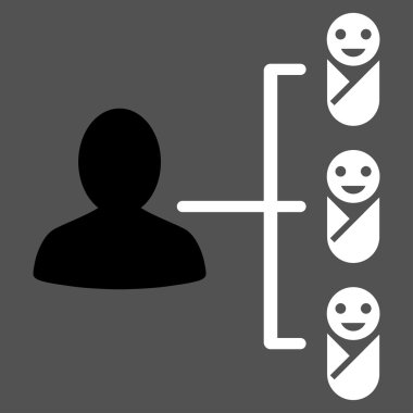 Çocuk bağlantıları simgesi