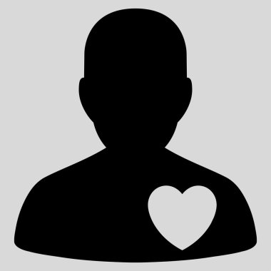 Kardiyoloji hasta simgesi